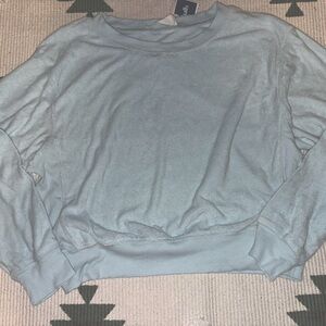 NWT Ocean Drive Light Blue Crewneck Top